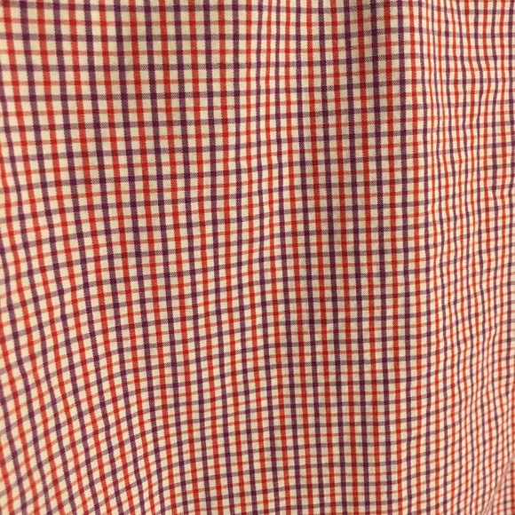 3/$20 🎁 FREE GIFT JCrew slim red purple check white button XS - Picture 7 of 8